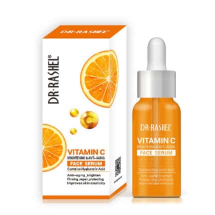 Dr. Rashel Vitamin C Brightening & Anti-Aging Face Serum 50ml bottle on a white background