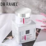 Dr Rashel Whitening Day Cream with Arbutin and Niacinamide for reducing pigmentation, moisturizing, and evening skin tone – product displayed on its box.