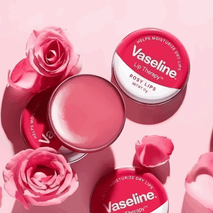 Vaseline Lip Therapy Rosy Lips Balm with Pink Roses – 17g