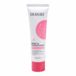 Tube of Dr Rashel Body & Private Parts Whitening Cream in white and pink packaging standing upright on a plain background.