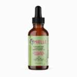 Mielle Rosemary Mint scalp and hair strengthening oil bottle with dropper, 59ml size, isolated on white background.