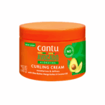 Cantu Avocado Hydrating Curling Cream 12oz jar with shea butter mango butter and coconut oil
