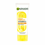 Garnier Bright Complete Vitamin C face wash tube for clearing dull skin
