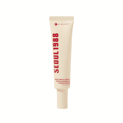 K-Secret Seoul 1988 eye cream with retinal liposome 4 percent and fermented bean 30ml tube front view
