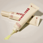 K-Secret Seoul 1988 retinal eye cream tube with product texture dispensed from applicator tip