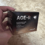 Medicube AGE-R Glutathione Glow Capsule Cream original box packaging close-up