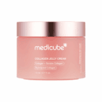 Medicube Collagen Jelly Cream jar with collagen and hydrolyzed collagen for hydrated and plump skin