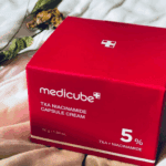 Medicube TXA Niacinamide Capsule Cream 5% original red box packaging