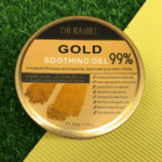 Dr Rashel gold soothing gel 99 percent 300g container top view product packaging in Sri Lanka