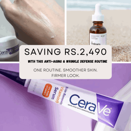 Anti-Aging Wrinkle Defense Bundle Save Rs 2,490 Offer Banner