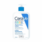 CeraVe Baby Moisturizing Lotion 473ml pump bottle, gentle fragrance free baby lotion with ceramides and vitamin E developed with pediatric dermatologists available in Sri Lanka