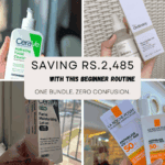 Start your skincare journey with this beginner routine bundle featuring CeraVe Hydrating Cleanser, The Ordinary Niacinamide 10% + Zinc, CeraVe PM Moisturizer and La Roche-Posay Anthelios SPF50+. One bundle, zero confusion — save Rs. 2,485.