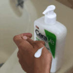 Using CeraVe Hydrating Cream to Foam Cleanser in Sri Lanka for gentle daily face cleansing