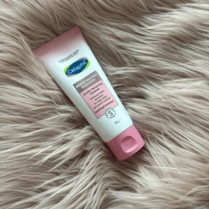 Cetaphil Healthy Radiance Gentle Renewing Cleanser 100g placed on soft surface for sensitive skin in Sri Lanka