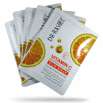 Dr Rashel vitamin C brightening and anti aging silk mask 5pcs facial sheet mask packaging in Sri Lanka