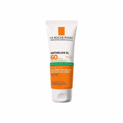 La Roche-Posay Dry Touch Gel Cream SPF 60 50ml Anthelios XL anti-shine sunscreen tube for face with high broad-spectrum sun protection.