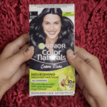 Garnier Color Naturals Hair Color Box Held in Hand