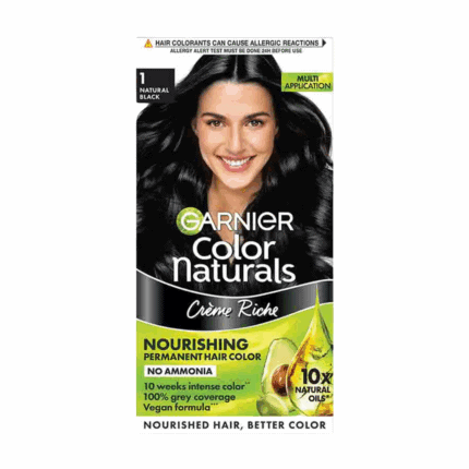 Garnier Color Naturals Nourishing Permanent Hair Color BlackCalcium Citrate Vitamin D3 Tablet in Hand