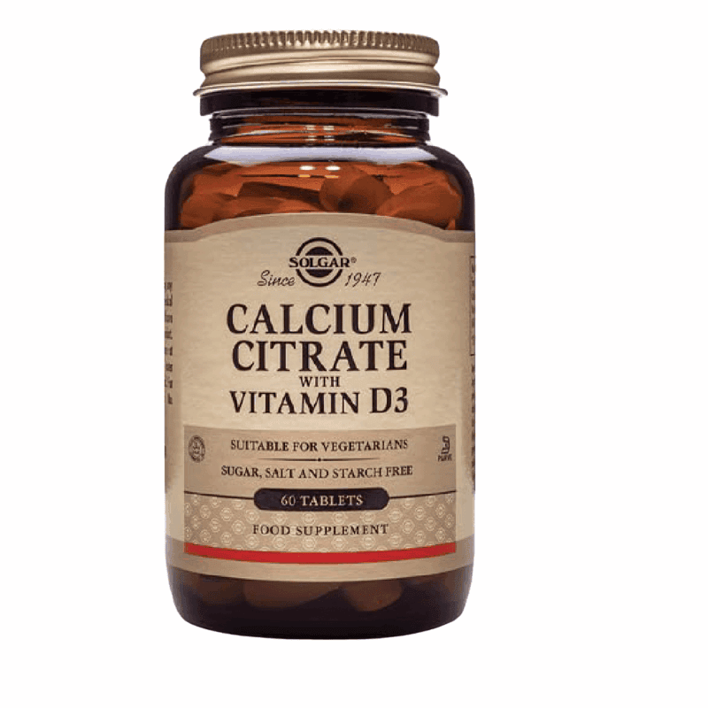 Solgar Calcium Citrate with Vitamin D3 Tablets Supplement